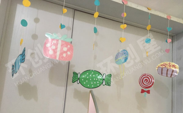 幼儿园糖果吊饰门饰图片