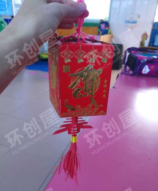 幼儿园红包制作宫灯吊饰图片