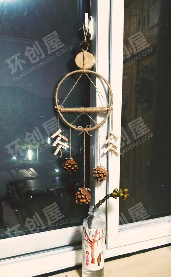 幼儿园森林原木风吊饰图片