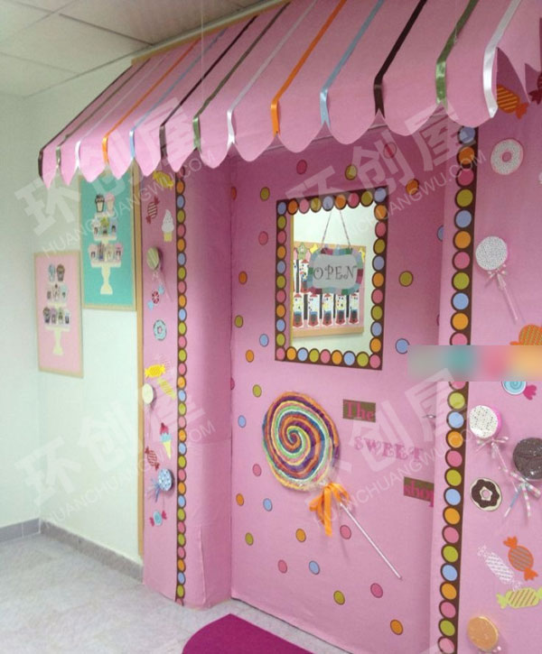 幼儿园门窗环创教室卡通门图片