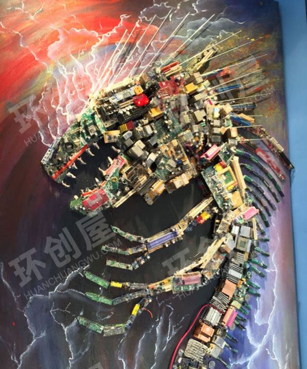 幼儿园废物利用作品展示图片