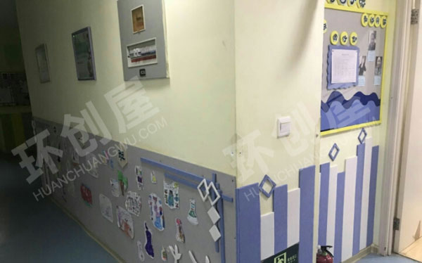 幼儿园走廊作品墙展示图片