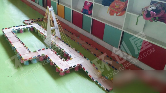 幼儿园建构区家乡桥图片