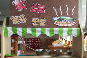 幼儿园角色游戏火锅料理图片3张