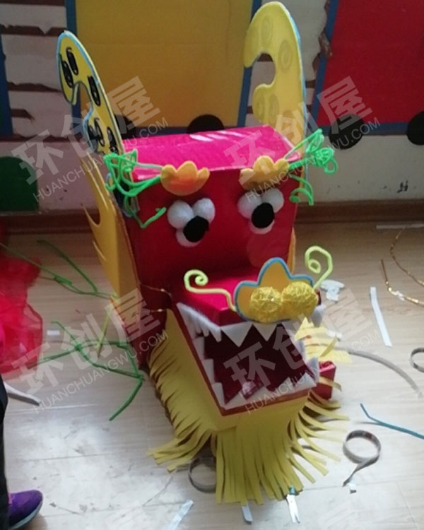 幼儿园表演区元宵节舞龙师图片