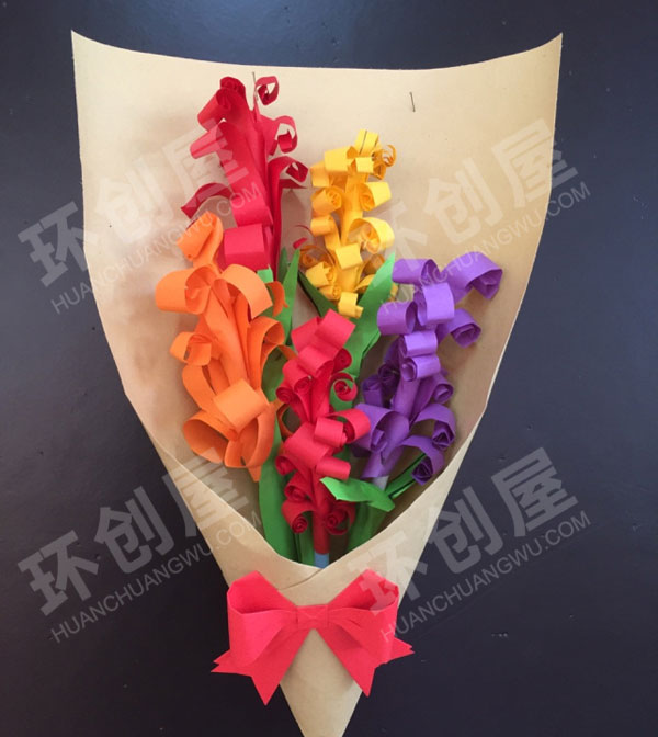 幼儿园主题墙送给妈妈的风信子图片
