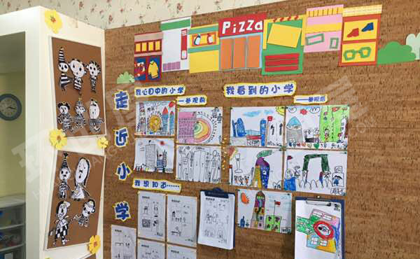 幼儿园走近小学系列主题墙图片