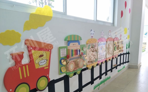 幼儿园走廊墙面文化图片