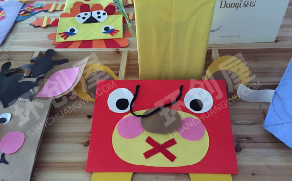 幼儿园走廊观赏台纸盘纸包图片