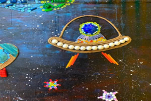 幼儿园宇宙系列作品展示图片10张