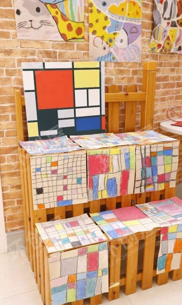 幼儿园各种创意作品展示图片