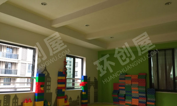 幼儿园建构区各种材料环创图片