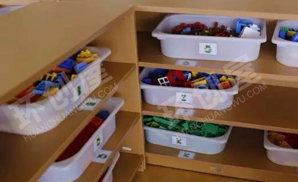 幼儿园建构室各类建构材料分类图片
