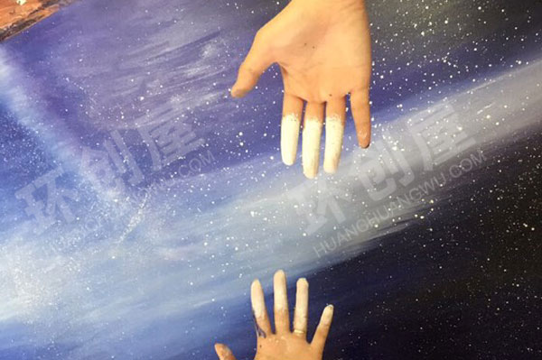 幼儿园星空背景科探区域图片