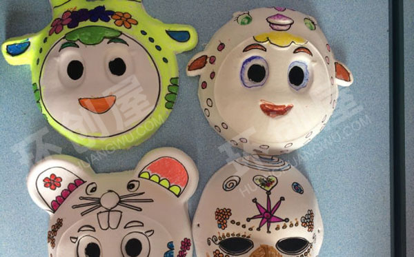 幼儿园角色游戏面罩图片
