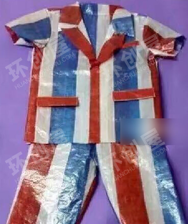 幼儿园角色游戏服装店环保时装图片