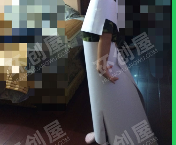 幼儿园用纸做的衣服图片