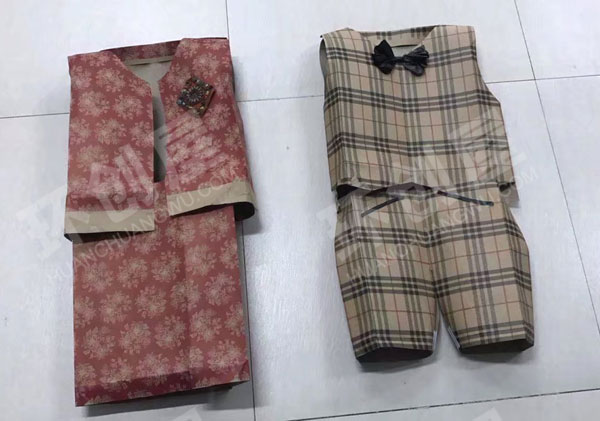 幼儿园角色游戏服装店环保时装图片