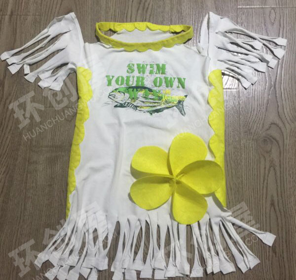 幼儿园旧衣服改造环保服图片