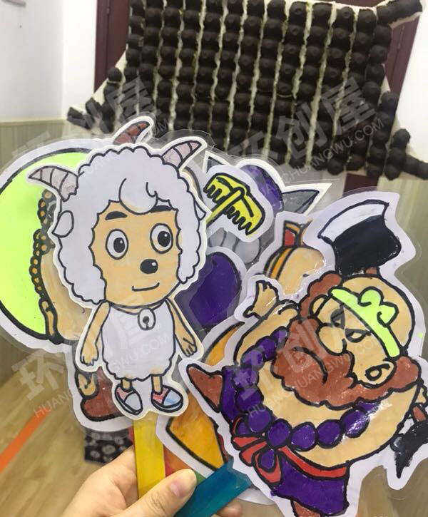 幼儿园表演区皮影戏教玩具图片