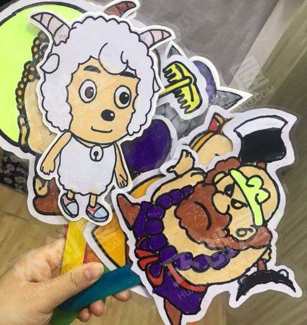 幼儿园表演区皮影戏教玩具图片