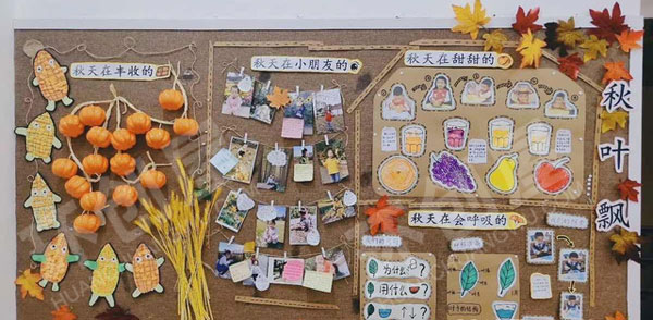 幼儿园秋季环创主题墙图片