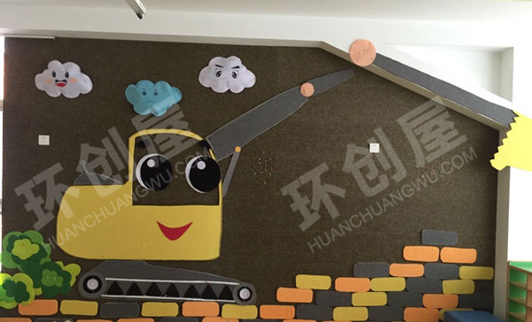 幼儿园卡通好看主题墙图片
