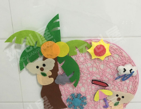 幼儿园可爱温馨墙面布置图片