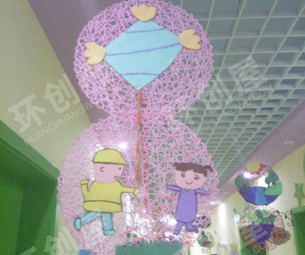 幼儿园春夏秋冬挂饰图片