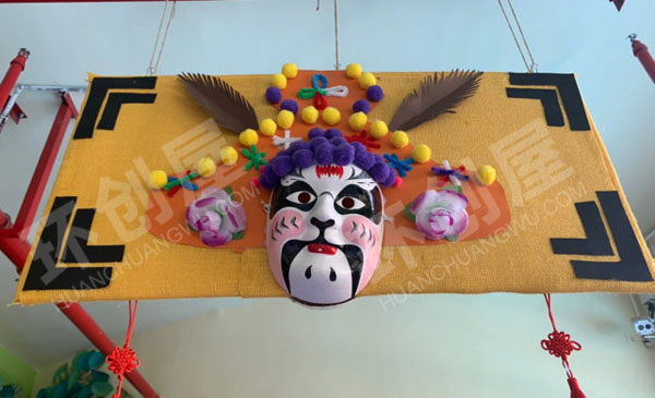 幼儿园中国风走廊挂饰图片