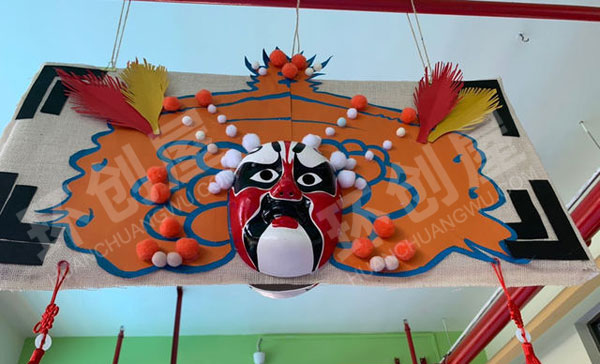 幼儿园中国风走廊挂饰图片