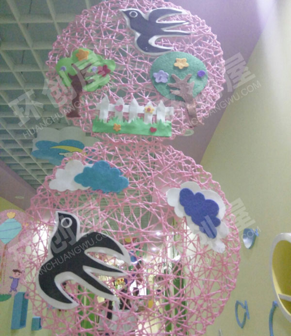 幼儿园春夏秋冬挂饰图片