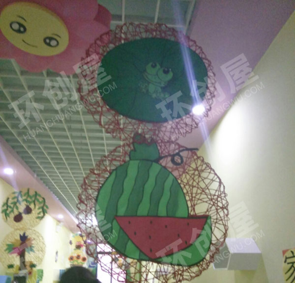 幼儿园春夏秋冬挂饰图片
