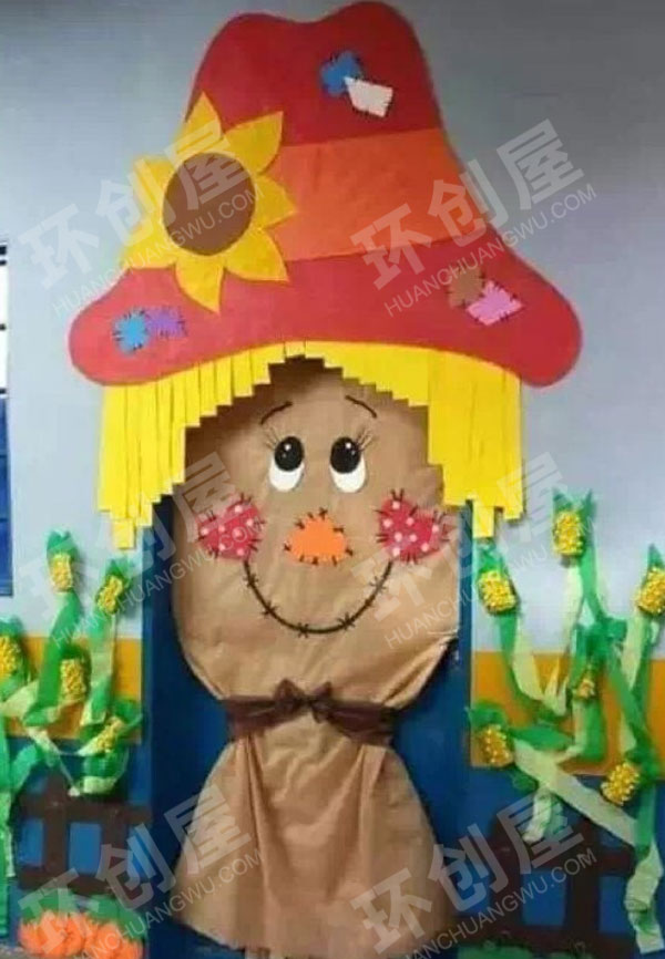 幼儿园卡通教室门装饰图片