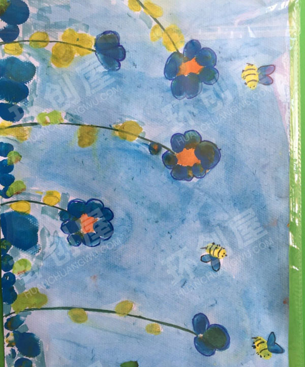 幼儿园手指点画作品展示图片