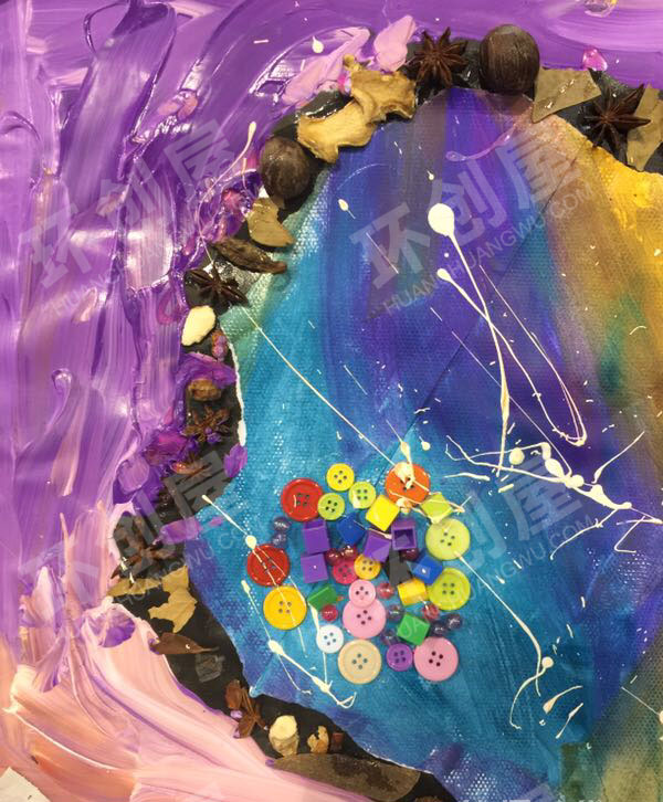 幼儿园绘画作品展示画里的味道图片