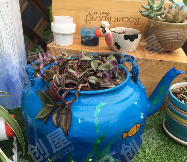 幼儿园户外植物角图片