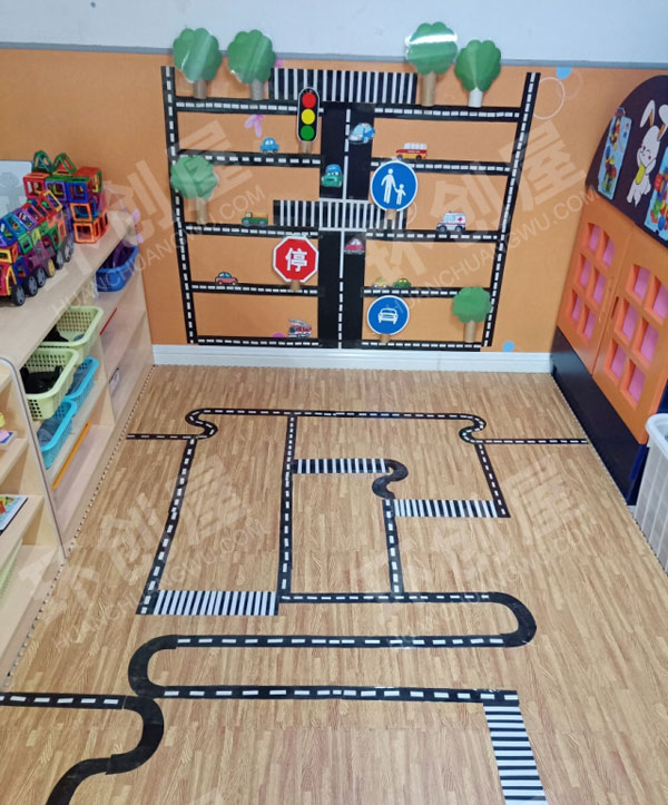 幼儿园建构区主题墙图片