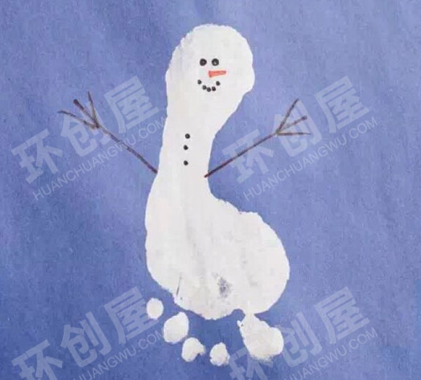 幼儿园美工区体验不一样的冬天图片
