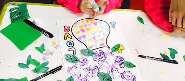 幼儿园美工区创意美术玫瑰花图片