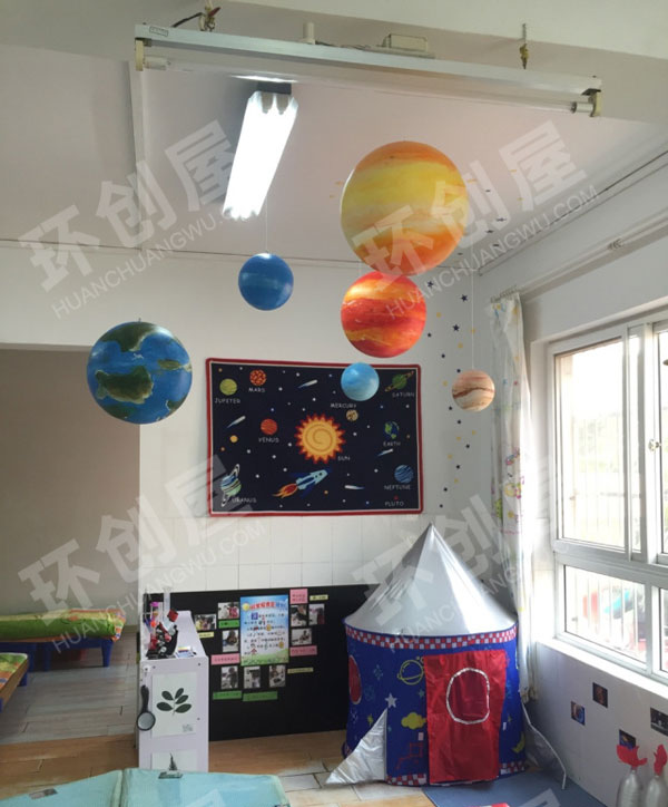 幼儿园科学区航空探秘图片