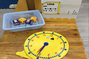 幼儿园益智区我要上小学图片3张