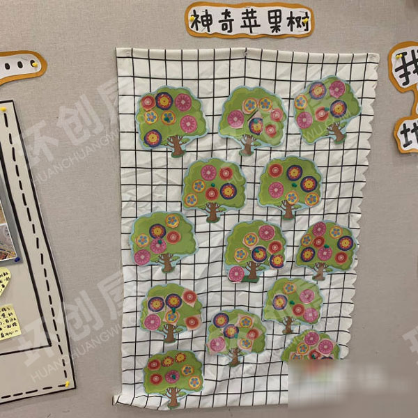 幼儿园学校真好主题墙图片