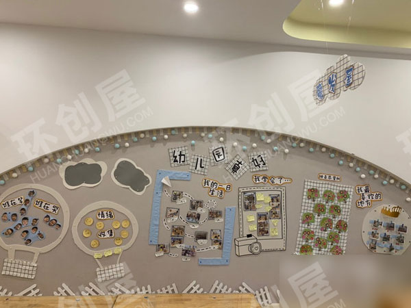 幼儿园学校真好主题墙图片