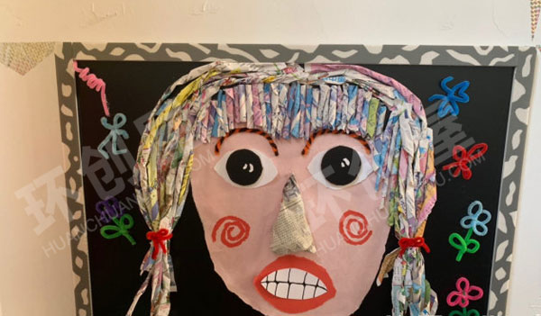 幼儿园走廊作品墙饰布置图片