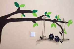 幼儿园墙面布置小动物主题图片3张