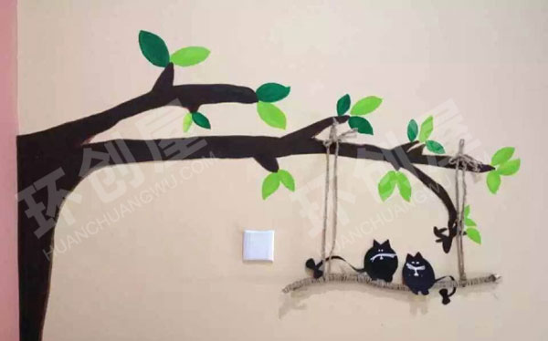 幼儿园墙面布置小动物主题图片