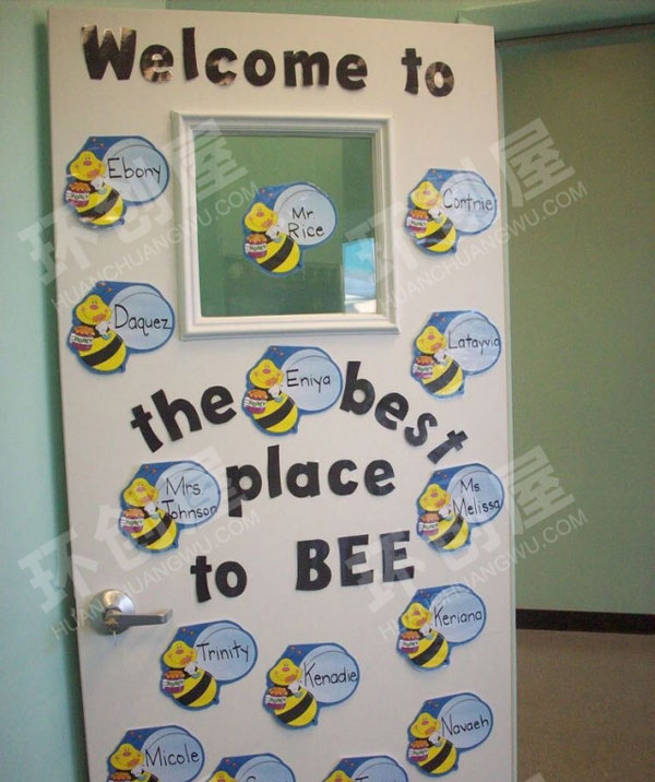 幼儿园开学迎生门设计门窗环创图片