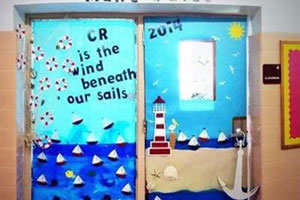 幼儿园海军系列门窗环创图片7张