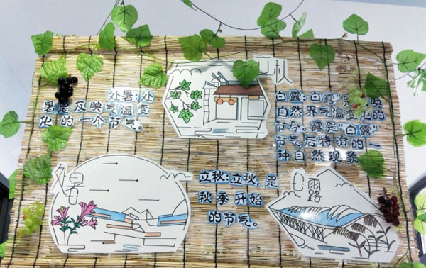 幼儿园24节气走廊环创图片